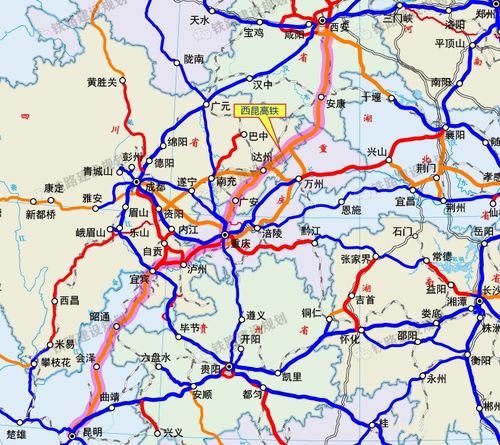 渝昆高铁年内开工建设 重庆加快形成“米”字形高铁网络